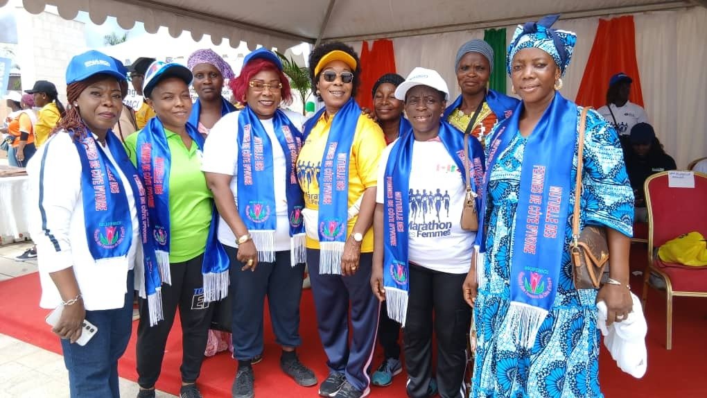 Participation de la MUFEMCI à la journée Marathon des Femmes